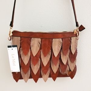 Native American style Le Miel Vegan Leather Women's Purse Hand Bag Tribal